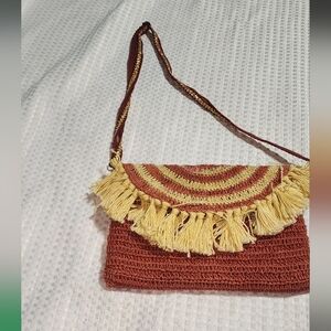 RUGGINE EUC WOMEN'S MACRAME BOHO CROSSBODY BAG